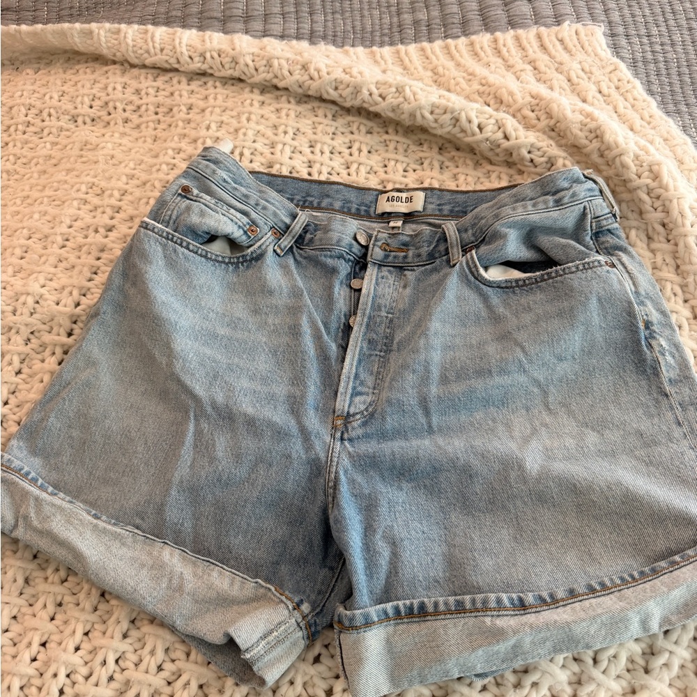 Agolde Dame High Waisted Shorts